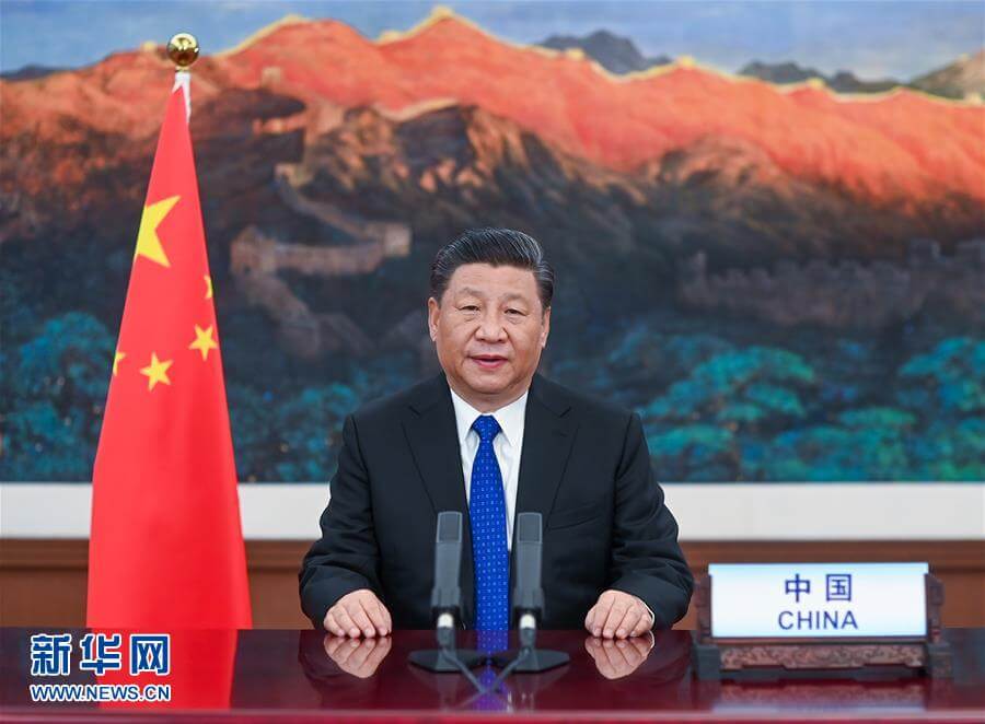 习近平在第73届世界卫生大会视频会议开幕式上的致辞